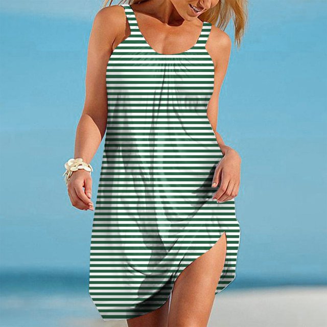 Baikeli Robes en Liquidation Liquidation pour Femmes Robe à Bretelles à la Mode pour Femmes Jupe Courte Tropicale Camouflage Imprimée Robe à Col en V Robe de Printemps pour Femmes