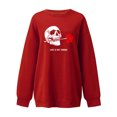thumbnail image 1 of Moda mujer estampado cuello redondo pulóver Tops manga larga cómoda blusa sudadera Fridja  fjkfkj6108, 1 of 3