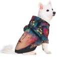 thumbnail image 5 of Cauagu Bohemian Colorful Flower Woman Pattern Winter Pet Hoodie Sweatshirts- Dog Hoodie Sweater with Leash Hole - Cute Dog Hoodie - Pet Clothes Puppy Cat Custume -X-Small, 5 of 8