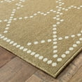 thumbnail image 4 of HomeRoots 5' x 8' Tan Geometric Stain Resistant Indoor Outdoor Area Rug, 4 of 5