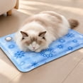 thumbnail image 4 of Pet Cooling Mat for Dogs and Cats, Summer Self-Cooling Gel Pad, Comfortable Pressure Activated Chilling Bed for Pets, 20 x 24 Inch, Summer Essentials, 1Pack Royal Blue Size:S, 4 of 7