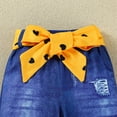 thumbnail image 4 of WUANDIXFA Baby Girl Clothes Ruffle Romper Pants Set Summer Outfits Cute Baby Clothes for Girls (Yellow, 0-3 Months), 4 of 7