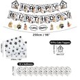 thumbnail image 6 of Dog Theme Party Decorations - HAPPY BIRTHDAY Dog Banner, LET'S PAWTY Bunting, Paw Tablecloth, Cake Toppers, 10 Paw and Bone Balloons Set for Doggy Puppy Kids Birthday Party, 6 of 6