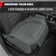 thumbnail image 3 of Fundas de asiento Motor Trend de piel sintética para coche, 2 unidades, color gris, 3 of 8