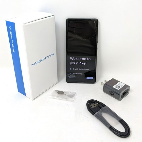 Pre-Owned Google Pixel 7 5G 128GB GQML3 Factory Unlocked 6.3 in 8GB RAM Phone Obsidian