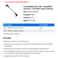 thumbnail image 2 of Front Stabilizer Bar Link - Compatible with 2016 - 2018 Mini Cooper Clubman 2017, 2 of 2