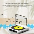 thumbnail image 3 of yingyy Lecteur CD Bluetooth avec Écouteurs pour Lecteur CD Sans Fil Portable MP3 Noir, 3 of 6