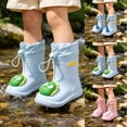 thumbnail image 5 of HAYIMI Rainboots Waterproof Round Toe Cute Cartoon Dinosaur Design Kids Rain Boots Mid Calf Rubber Rain Boots For Boys Girls Outdoor Everyday Wear Cute Shoes, 5 of 9