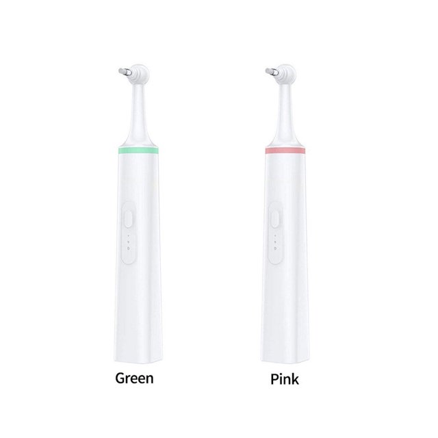 pitrice Pet Electric Toothbrush 360-degree Rotation Mouth Cleaning Tooth Stain Removal Tool Rechargeable Tooth Polisher Oral Hygiene Device Pink