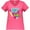 Hot Pink, variant on Inktastic Vibrant Colors 80s Girl Women's Plus Size V-Neck T-Shirt