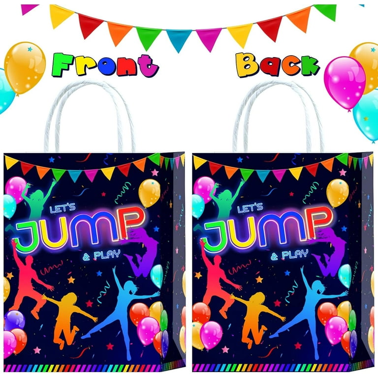  16 Pieces Slime Gift Bags for Slime Birthday Party Supplies, Slime Time Goodie Snacks Treat Candy Party Favors Bags with Handles for  Kids Adults Slime Theme Party Decorations : Toys & Games