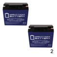 thumbnail image 1 of 12V 22AH GEL Battery Replacement for Kinetik HC600 HC600B - 2 Pack, 1 of 6