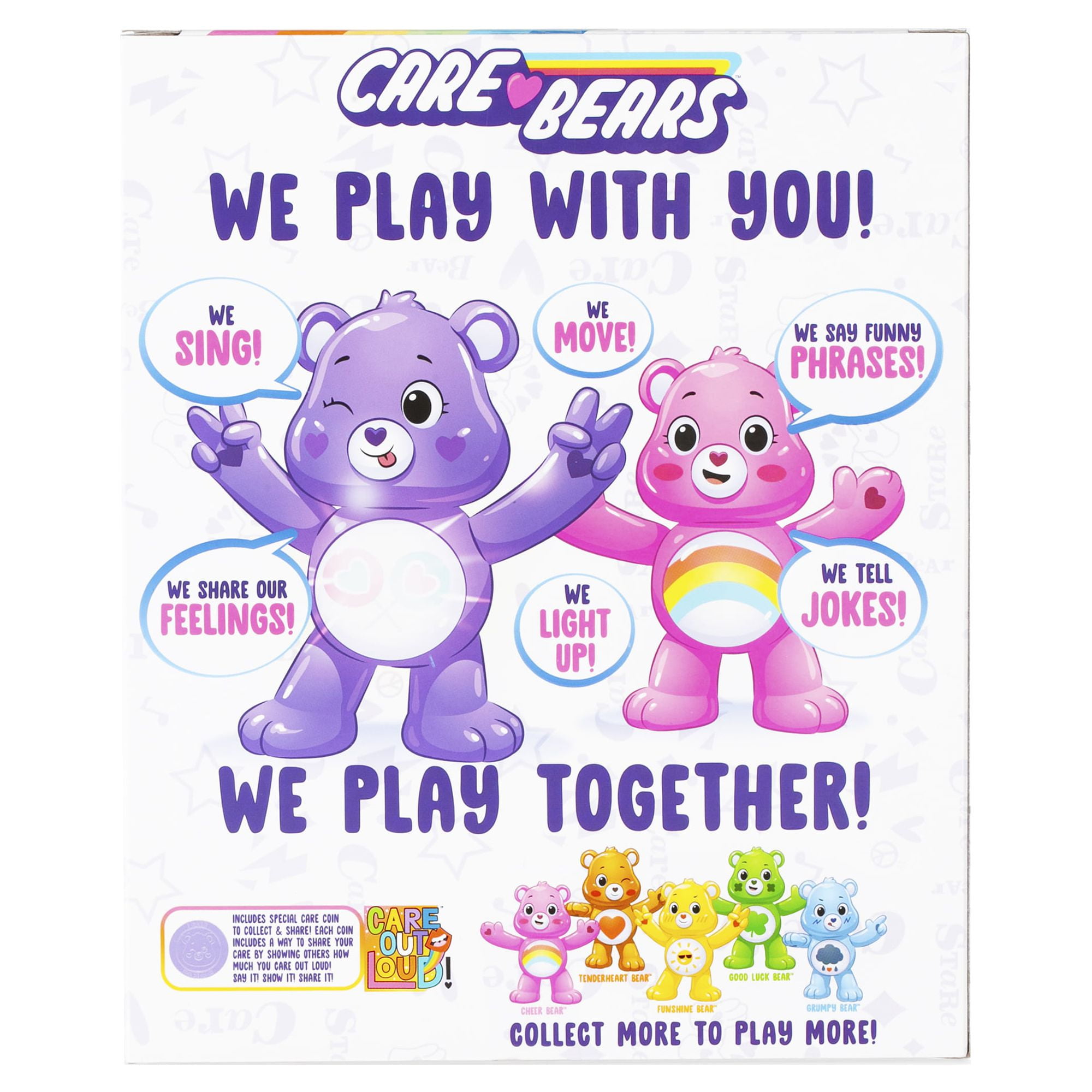  Care Bears Cheer Bear Interactive Collectible Figure : Toys &  Games