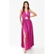 thumbnail image 5 of Vestido plisado escote nudo Roman Fashion /Juvenil, 9308 (Magenta) fucsia oscuro M, 5 of 5
