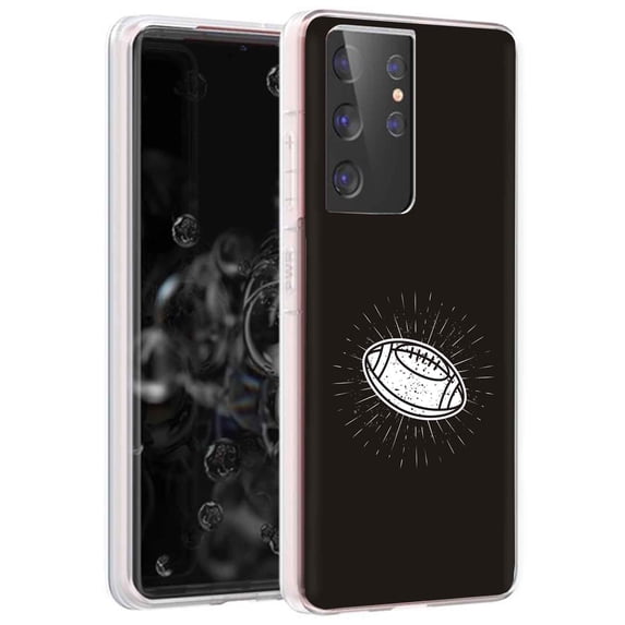 TalkingCase Slim Phone Case for Samsung Galaxy S21 Ultra 5G, S30 Ultra, (Not S21,S21+), Super Bowl 12 Print, Lightweight,Flexible,Soft, USA