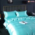 thumbnail image 3 of Turquoise Mulberry Silk Bedding Set, 3 of 9