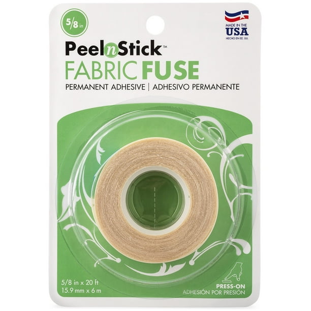 Peel n Stick Fabric Fuse Tape 5/8 Inch x 20 Feet