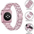 thumbnail image 4 of Compatible for Apple Watch Band 38mm 40mm 42mm 44mm with Screen Protector Case, Jewelry Replacement Metal Band & 2-pack Bling Full Cover Protective Case for iWatch Series 6/5/4/3/2/1(Black), 4 of 11