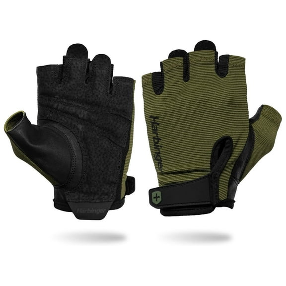Harbinger Men's Power Gloves 3.0 - Green - Small