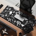 thumbnail image 2 of Long Mouse Pads for Desk,Black Hand Flower Snake Pattern Desk Mats on Top Of Desks, Desk Mouse Pad Extra Large with 3mm Non-Slip Base and Stitched Edge for Gaming,Office,Work,Home 35.4"x15.7", 2 of 6