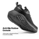 thumbnail image 3 of Zapatillas para Hombre NORTIV 8 para Caminar, Correr y Tenis con Amortiguación ActiveBreeze Antideslizantes, Deportivas para Gimnasio, Cómodas y de Moda, Talla 8, Todo Negro, SNWS246M, 3 of 8