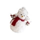 thumbnail image 2 of Muñeco de nieve navideño, muñeco de peluche tejido, decoración navideña de dibujos animados. 13x15cm, 2 of 9