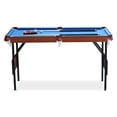 thumbnail image 3 of RACK Billard Pliant Classique Crux 55", Table Pool, Jeu Multi Joueur, Bleu, 3 of 8