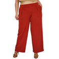 thumbnail image 1 of Pantalón pierna amplia Roman Fashion/Tallas Extras, 1982 (Ladrillo) naranja oscuro 42 Roman Fashion P-MIC-1982-LADRILLO-ALL, 1 of 7