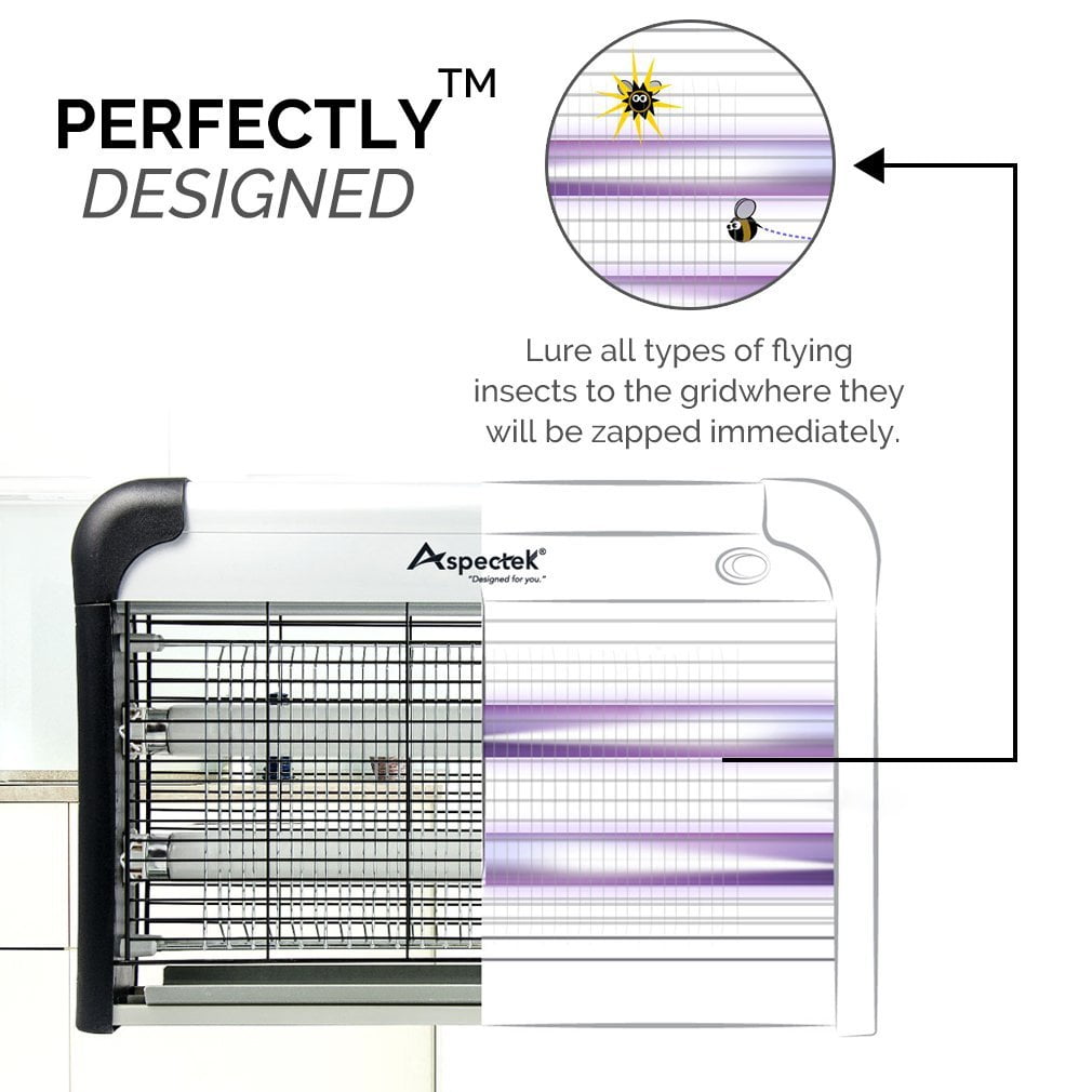 Aspectek 20W Bug Zapper Electric Indoor Insect Killer and Mosquito Fly Killer Zapper