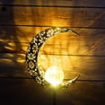 thumbnail image 2 of Luz solar externa, luz solar de luna, soporte de jardín LED, luz solar, luz solar, luz de jardín de luna, patio al aire libre, camino de césped, patio, decoración de jardín impermeable Adepaton WL-00296, 2 of 7
