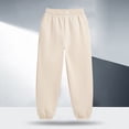 thumbnail image 2 of JTieacloth Mens Basic Jogger Pants Men's Casual Jogger Pants Tapered Athletic Sweatpants With Drawstring Comfortable Lightweight Relaxed Fit Workout Bottoms Beige, 2 of 3
