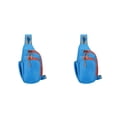 thumbnail image 2 of Minnieouse Bolsa de pecho ligera para hombres Versatilidad y elegante bolsa de un solo hombro Bolsas de pecho para mujeres y hombres reloj azul 2piezas, 2 of 6