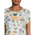 thumbnail image 4 of Viacom Women's and Women's Plus Nickelodeon Rugrats Top and Shorts Pajama Set, 3-Piece, 4 of 5