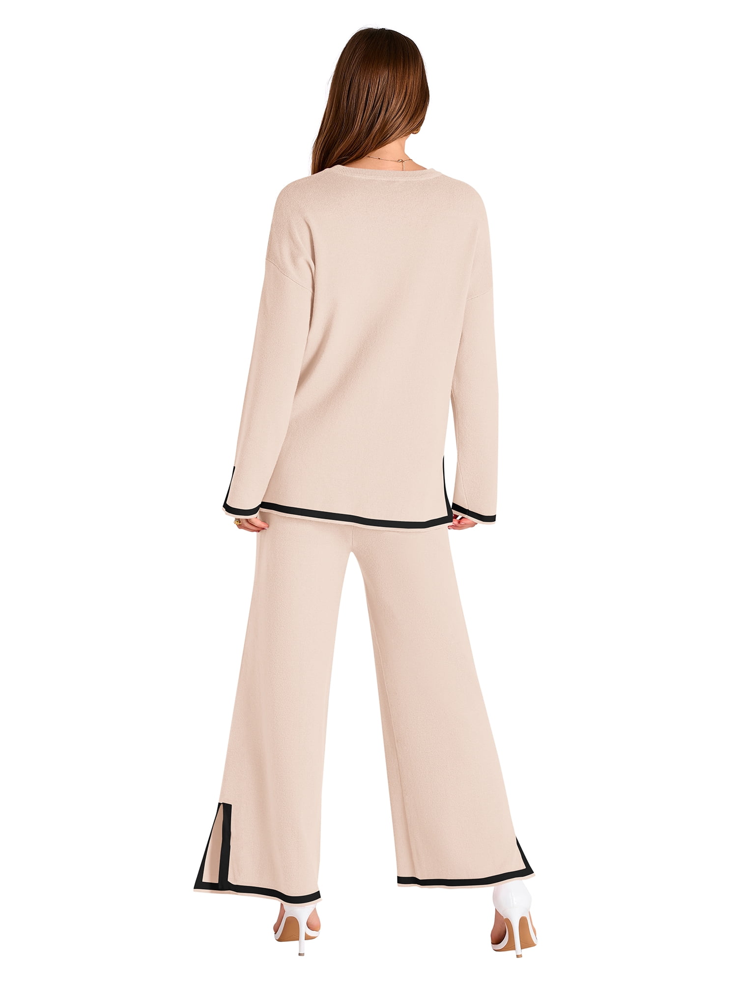 PRETTYGARDEN Women's Long Sleeve Pant Set, Sizes S-XXL