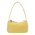 thumbnail image 4 of Bolsa de mano de piel sintética de cocodrilo retro, de hombro informal para mujer (amarillo) Ehuebsd Para Estrenar, 4 of 8