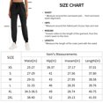 thumbnail image 5 of SPEEDRUN Womens Golf Pants with Zipper Pockets Casual Drawstring Elastic Sweatpants Quick Dry Lounge Yoga Joggers for Women Business Work Pants, 5 of 6