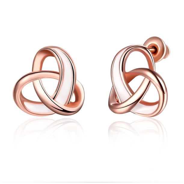 Guardurnaity Pendientes de corazón de 2 uds., adornos de vestir de estilo Simple, pendiente de aleación de oro rosa, accesorio de moda, colgantes para Ropa, zapatos y accesorios Miscelánea Guardurnaity AP017953-00