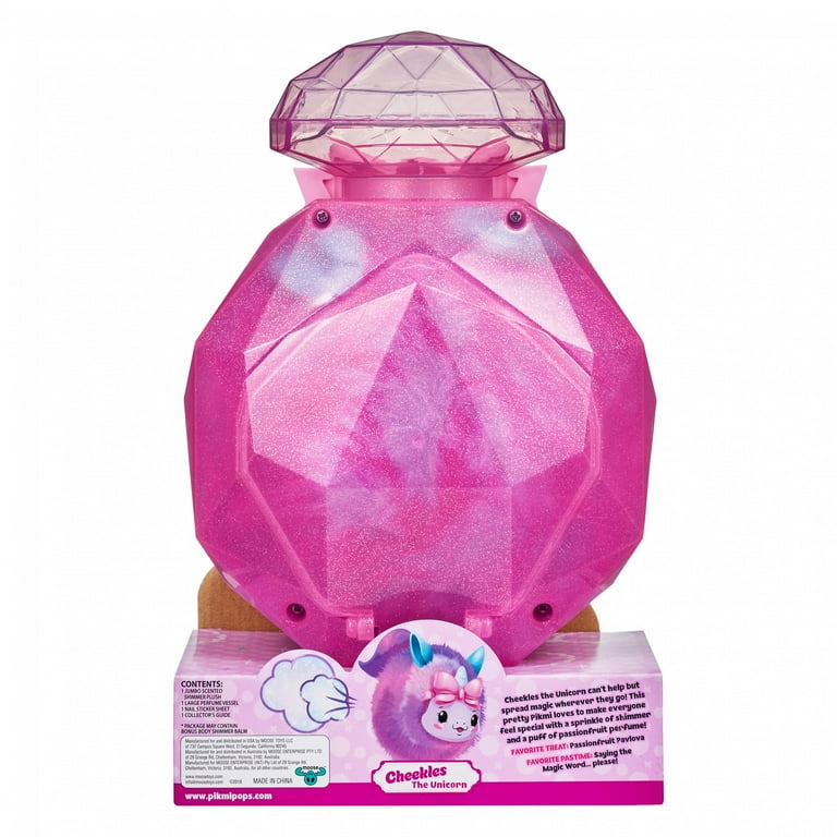 Pikmi Pops Cheeki Puffs Large Pack, Cheekles the Unicorn Plush Toy