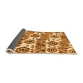 thumbnail image 2 of Ahgly Company Indoor Rectangle Abstract Orange Modern Area Rugs, 4' x 6', 2 of 4