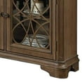 thumbnail image 5 of Benjara Traaditional Style Wooden Server with Two Spacious Drawers, Brown, 5 of 5