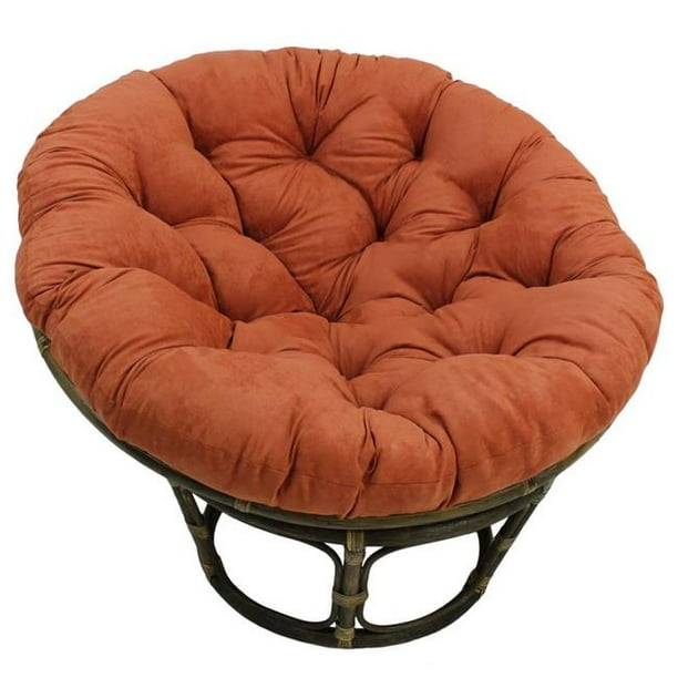 pic Papasan Chair Walmart 42 in rattan papasan chair with micro suede cushion camel 32 lbs