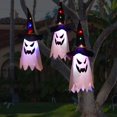 thumbnail image 4 of Halloween Decor 30 Pcs Halloween Decor LED Flashing Light Glowing Wizard Ghost Hat Lamp (Colored), 4 of 8