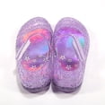 thumbnail image 7 of EliteGoogv Kids Jelly Sandals Mary Jane Princess Shoes For Girls Toddler Summer Casual Flat Footwear Purple US:11, 7 of 7