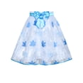 thumbnail image 5 of Girls Dress One-shoulder Blue Maple Leaf Pageant Wedding 6 Years, 5 of 7