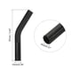 thumbnail image 2 of Uxcell 12Pcs Puntas de paja de silicona, Punta de codo de paja de silicona, Cubiertas de paja de metal reutilizables suaves que se adaptan a pajitas de acero inoxidable de 8mm/0.31" OD, Negro, 2 of 7
