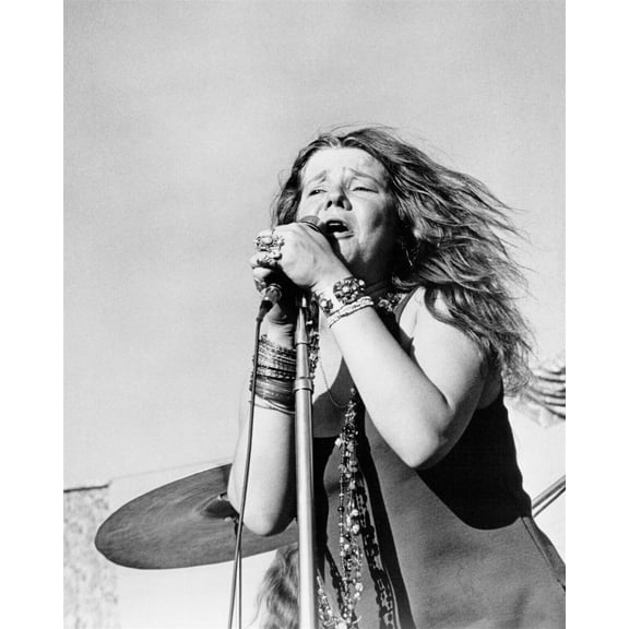Janis Joplin in concert with Big Brother 1975 documentary Janis 8x10 inch photo