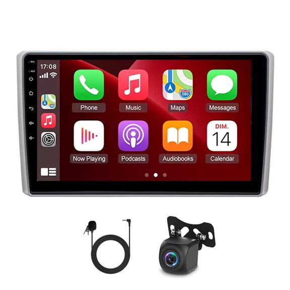4 64G Car Stereo for Honda Element 2003-2006 with Wireless CarPlay Android Auto 10inch Touch Screen Support Bluetooth FM/RDS GPS WiFi SWC Mirror Link
