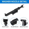 thumbnail image 4 of Front Passenger Side Headlight Washer Nozzle for Volvo XC70 2010-2015 No.31294175 1pc, 4 of 7