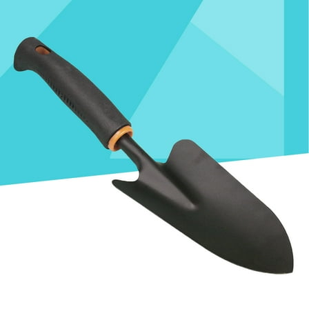SWETRACE Hand Trowel For Gardening 1Pack Wide Shovel Black Steel 11.8x3.5x1.2in