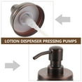 thumbnail image 5 of LEORX 2Pcs Soap Bottle Pump Replacement Coffee 304 Stainless Steel Lid for Bathroom Household Users, 5 of 7